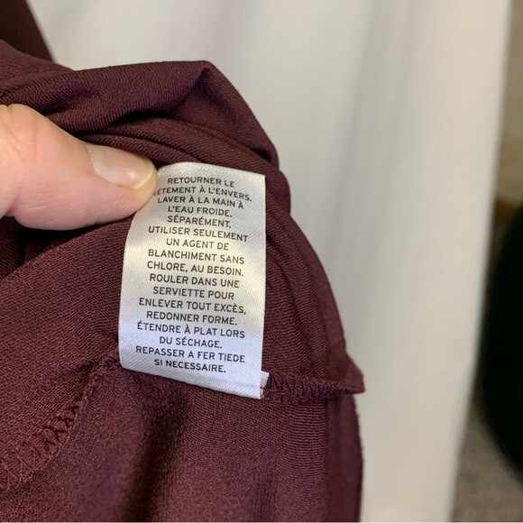 Leith Burgundy Sleeveless Swing A-Line Knee Length Dress Size M - Picture 8 of 11